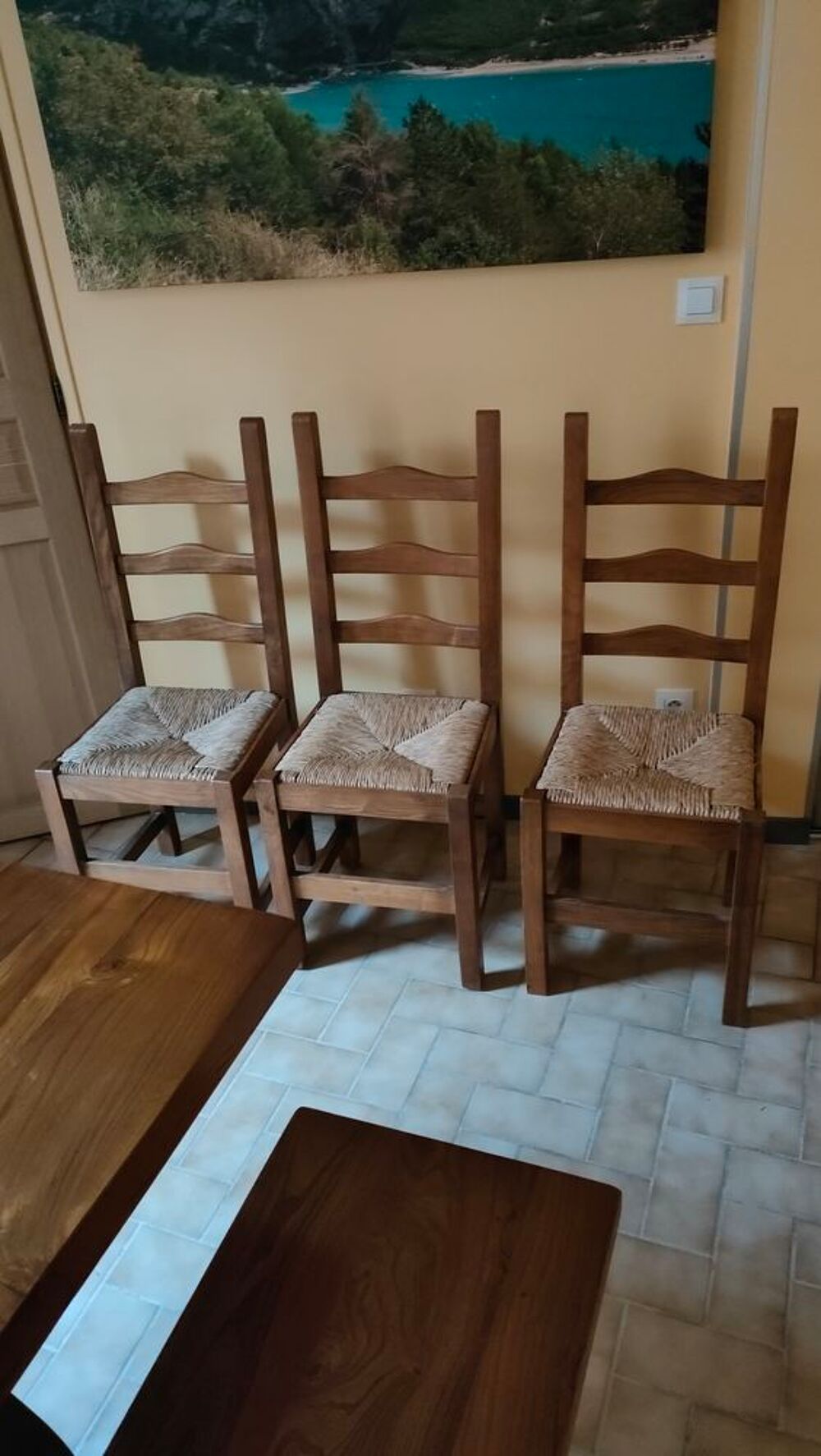 salle &agrave; manger compl&egrave;te en bois massif Meubles