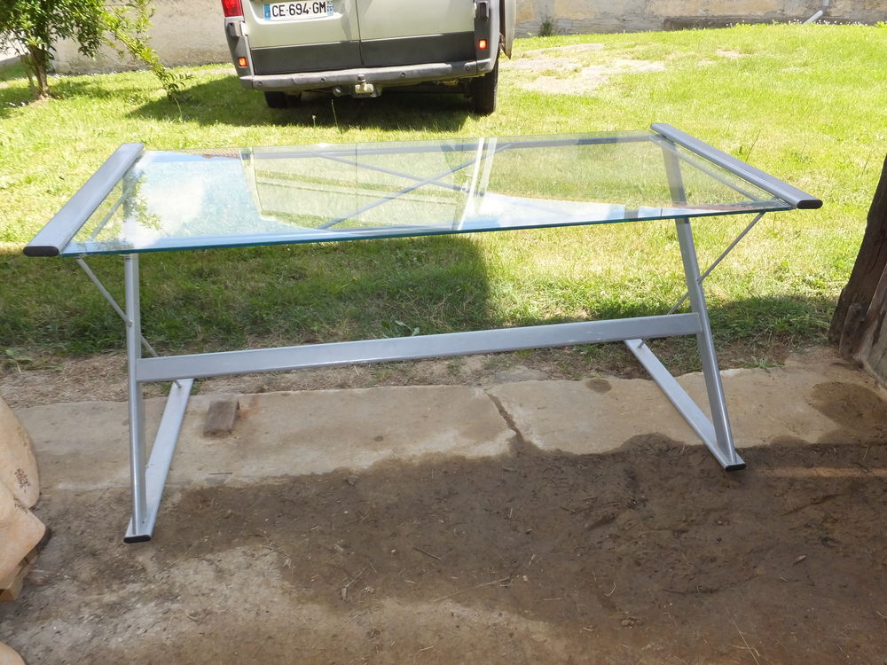 Table plateau verre Meubles