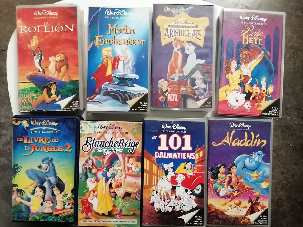 vid&eacute;os cassettes Walt Disney Photos/Video/TV