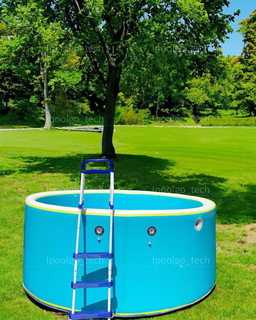Piscine IPOOLGO gonflables hors-sols &agrave; bords durs Sports
