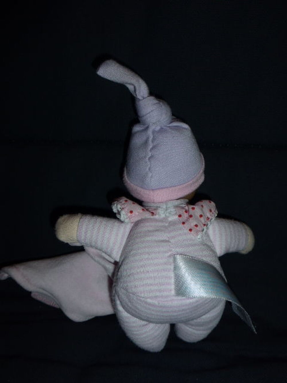 COROLLE doudou minireves rose mauve avec mouchoir Puériculture