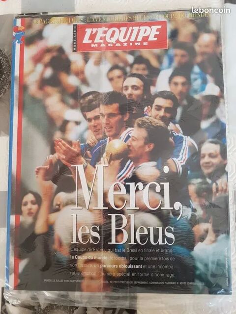 2 Magazines l'quipe coupe du monde 1998 15 Bray-en-Val (45)
