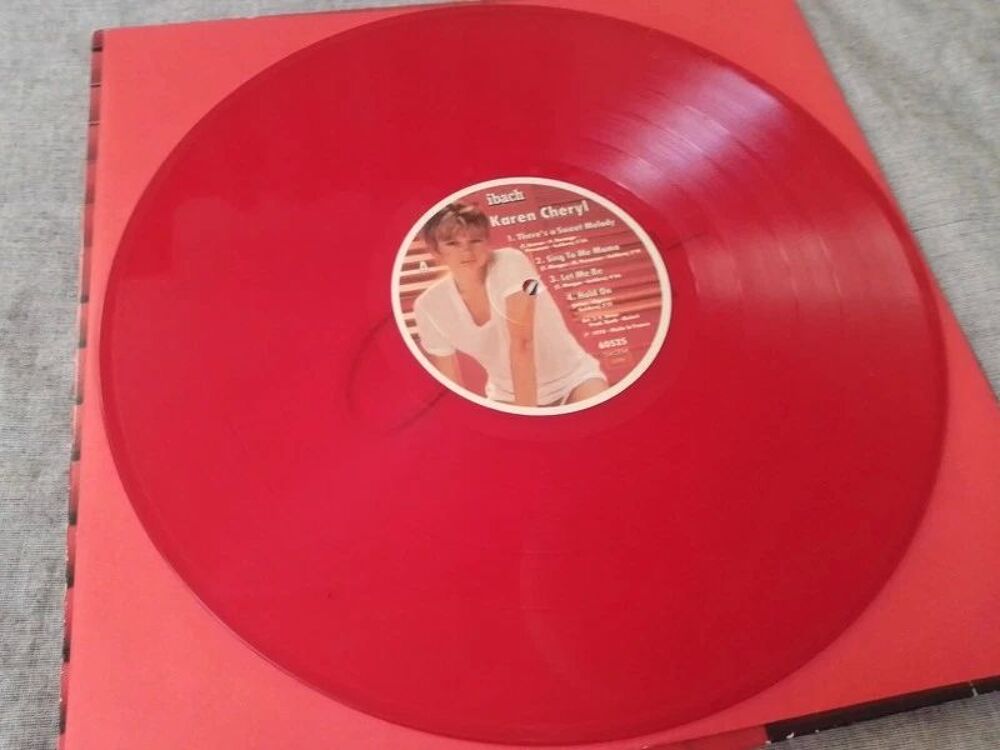 Karen Cheryl Lot De 2 Vinyles Lp 33 Tours Couleur Rouge
CD et vinyles