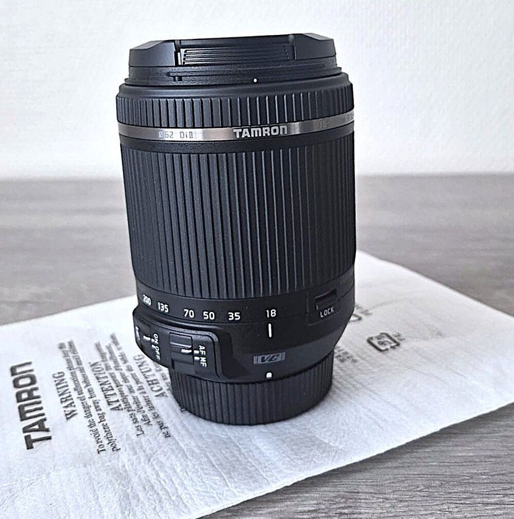 Objectif Tamron 18-200mm f/3.5-6.3 Di II VC NEUF Photos/Video/TV