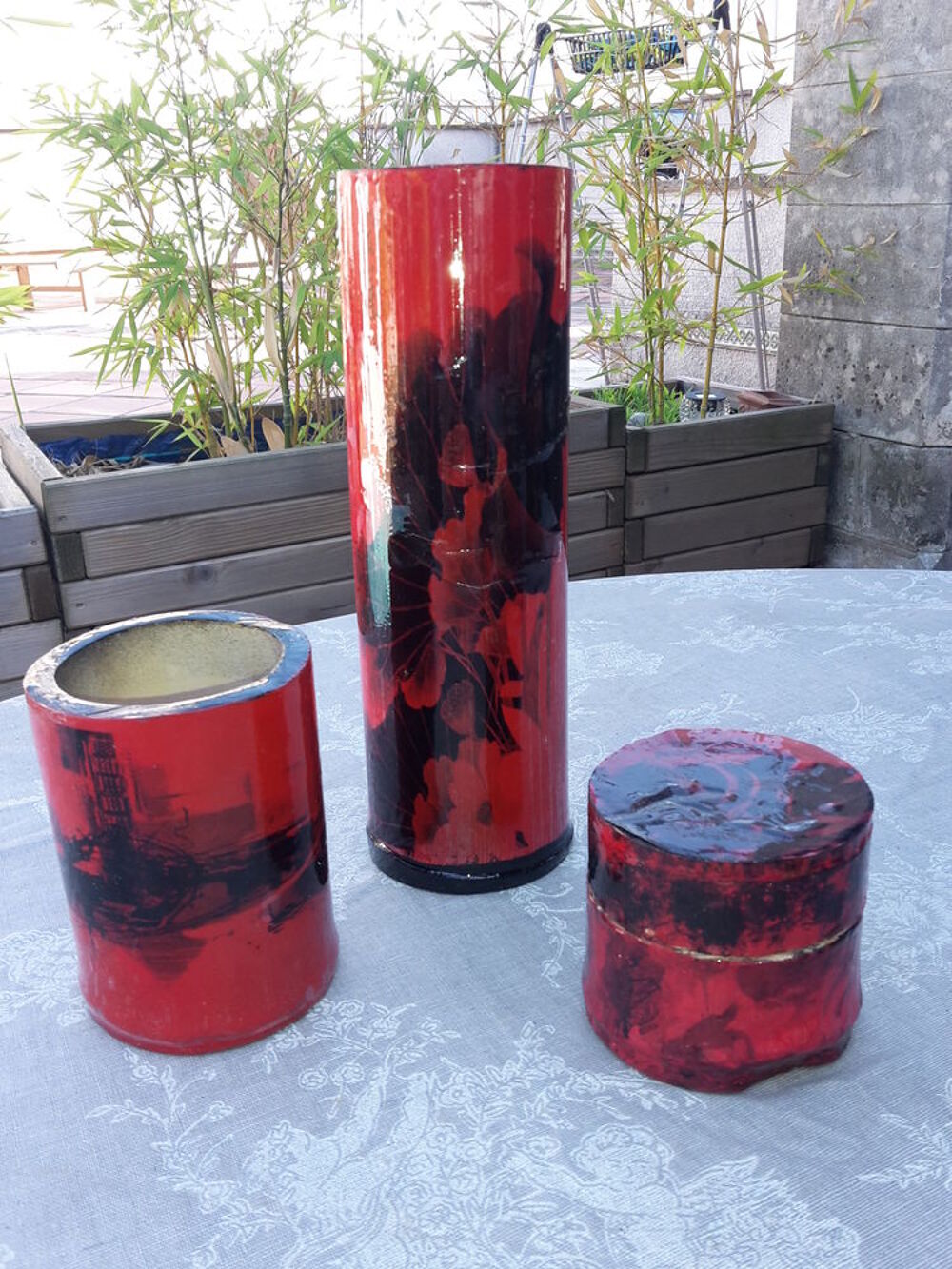 Objets Uniques de d&eacute;coration en Bambou Décoration