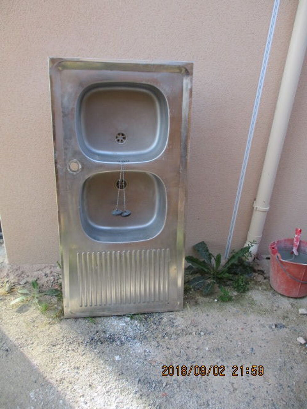 Evier inox Bricolage