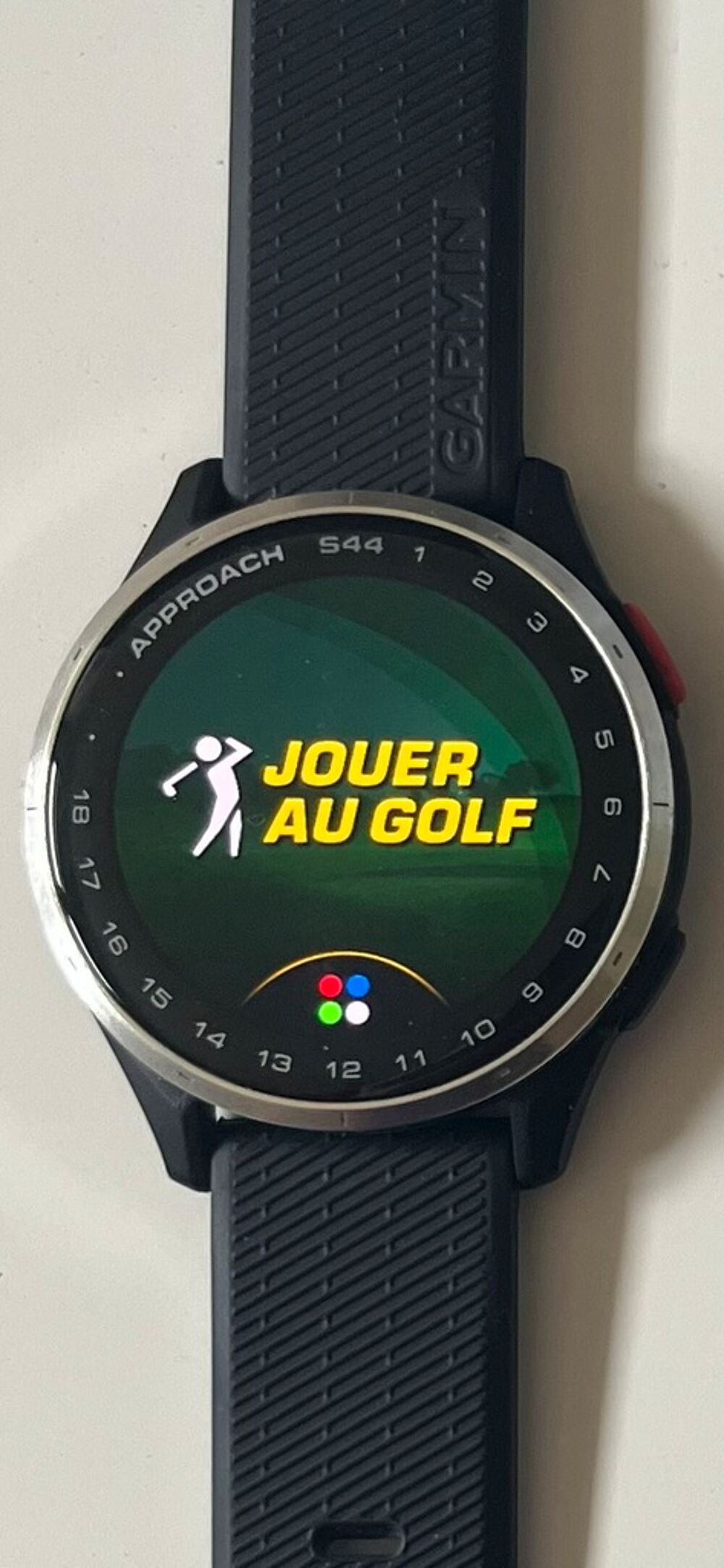 Montre Garmin S44 - Sp&eacute;ciale Golf - Noir Sports