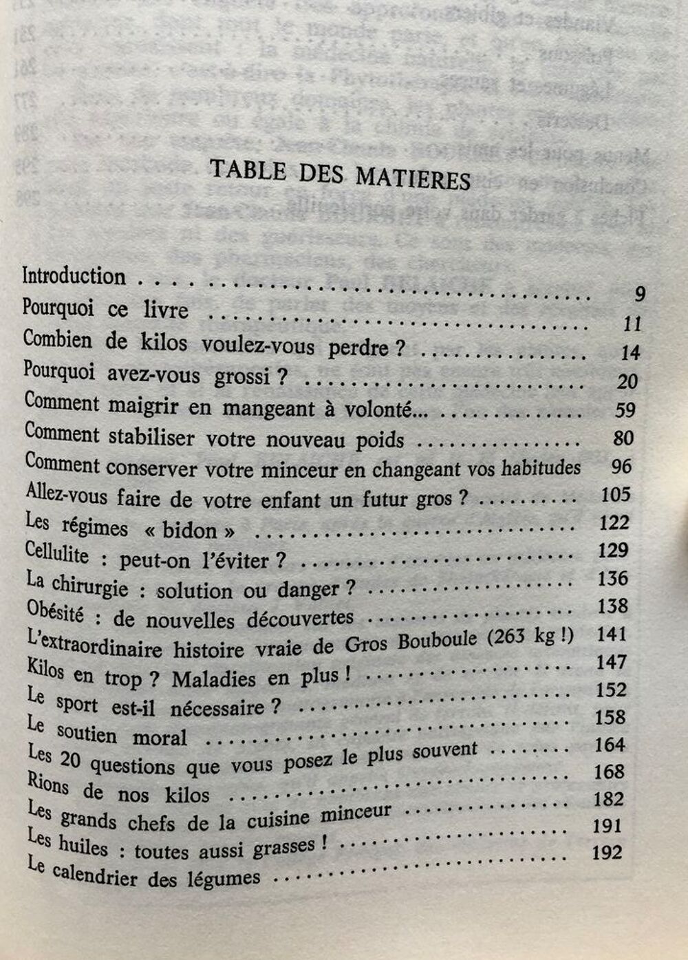 MAIGRIR en mangeant &agrave; volont&eacute; de Jean-Claude Bourret ; Livre Livres et BD