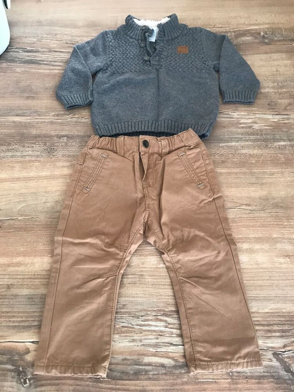 Jean + pull enfant gar&ccedil;on " Oba&icirc;bi " Vêtements enfants