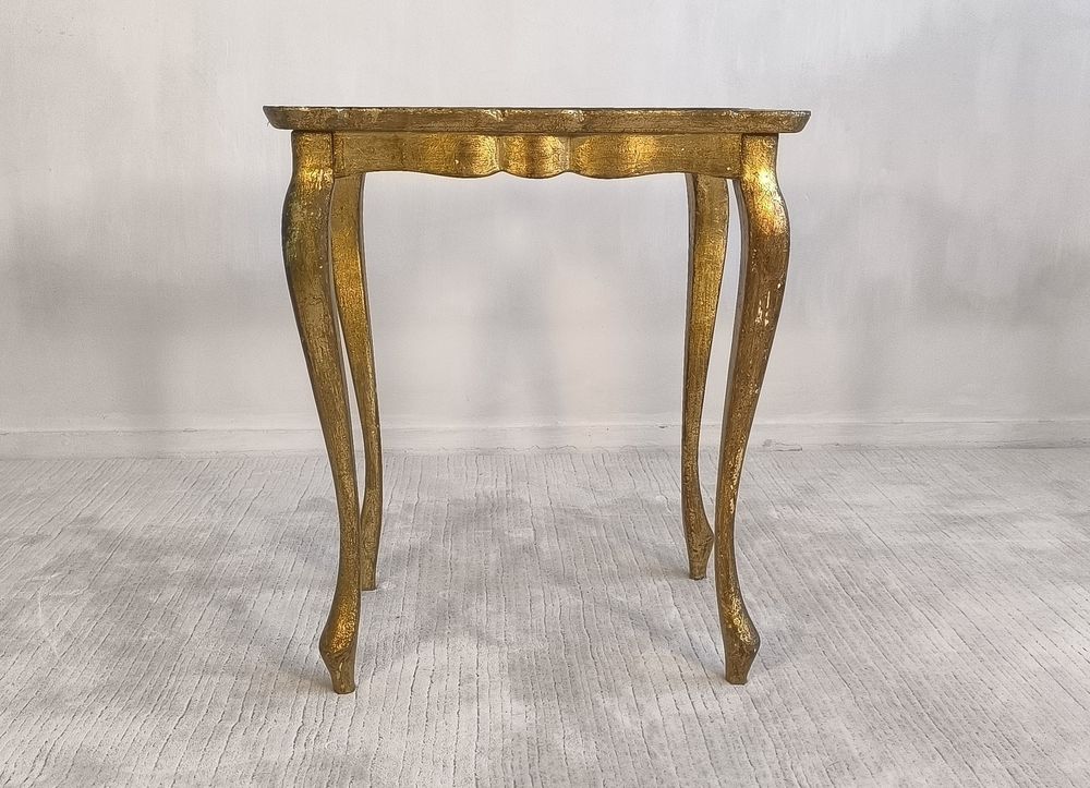 &Eacute;l&eacute;gante table d'appoint florentine ? D&eacute;cor peint &amp; superbe Meubles