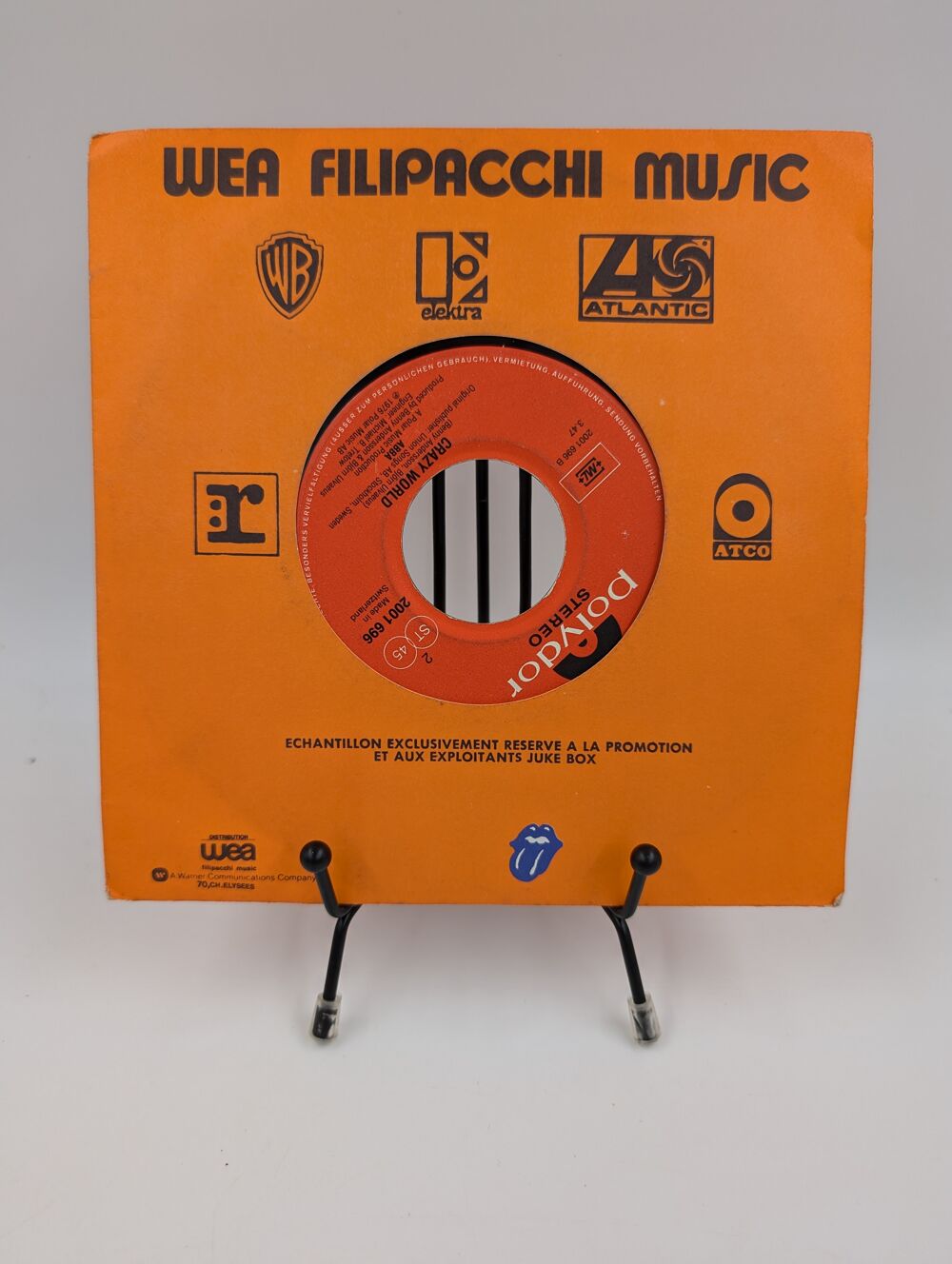 Vinyle 45 tours Crazy World ABBA avec fourreau CD et vinyles