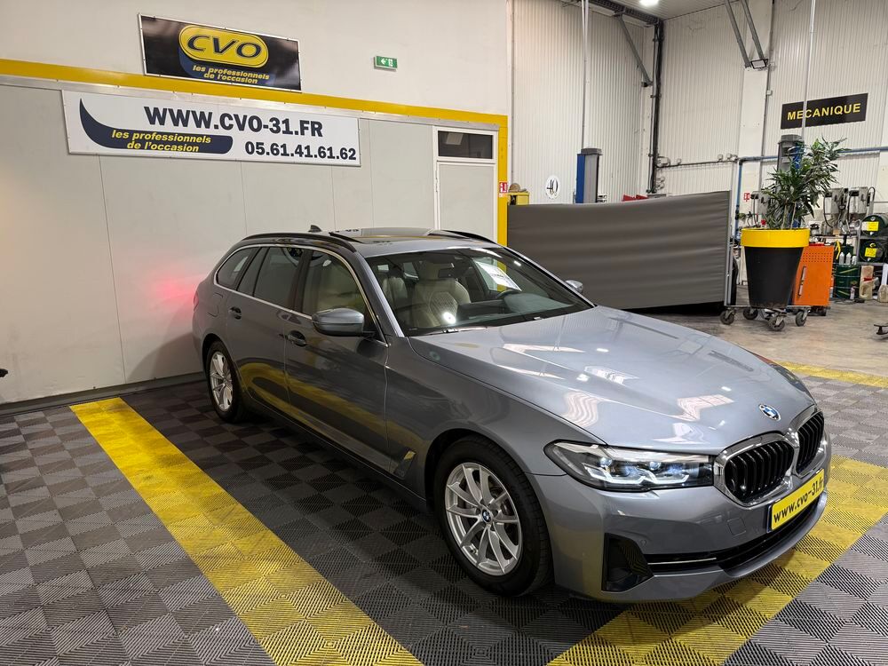 S&eacute;rie 5 Touring 518d TwinPower Turbo 150 ch BVA8 Lounge 2021 occasion 31100 Toulouse