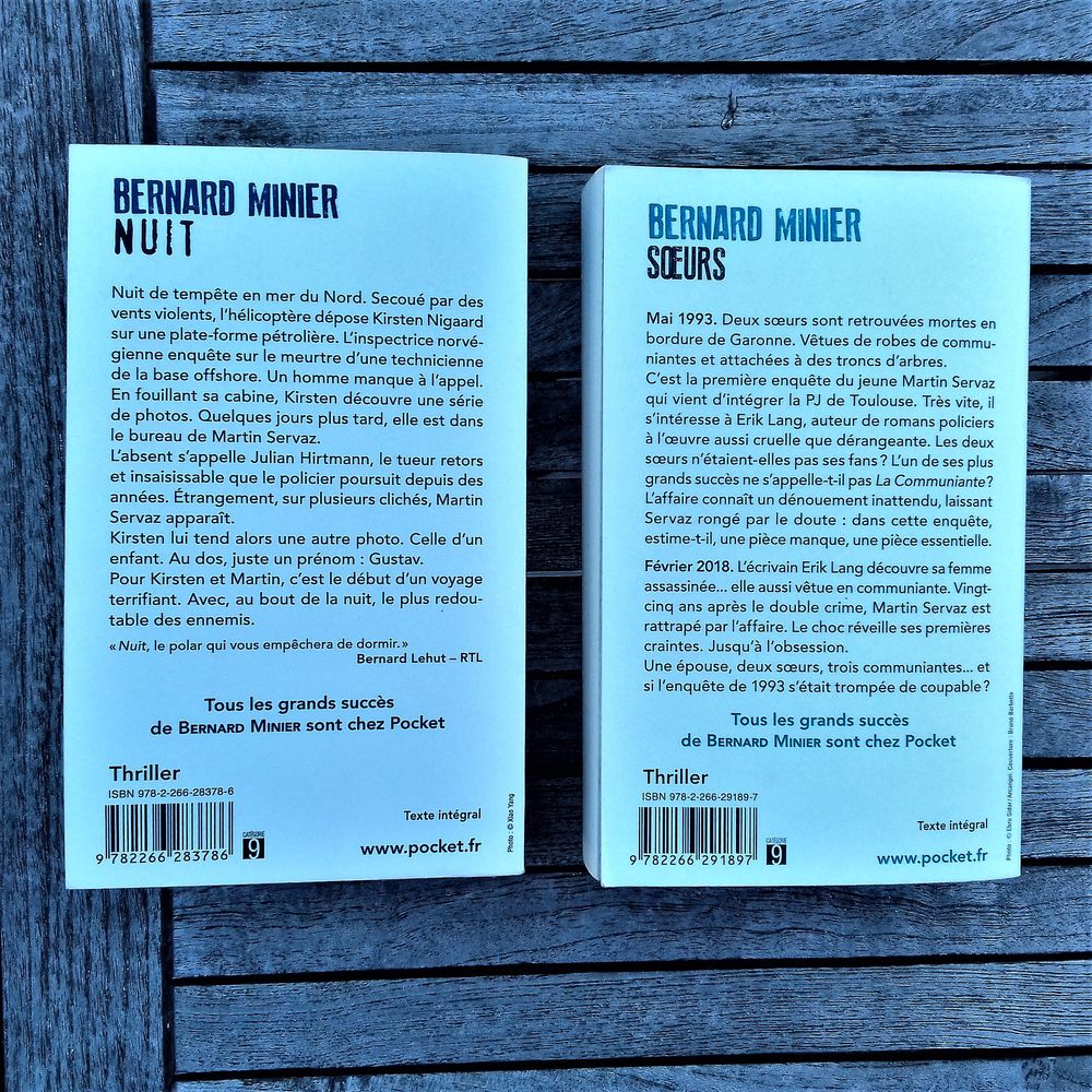 2 Livres Policiers de Bernard Minier Livres et BD