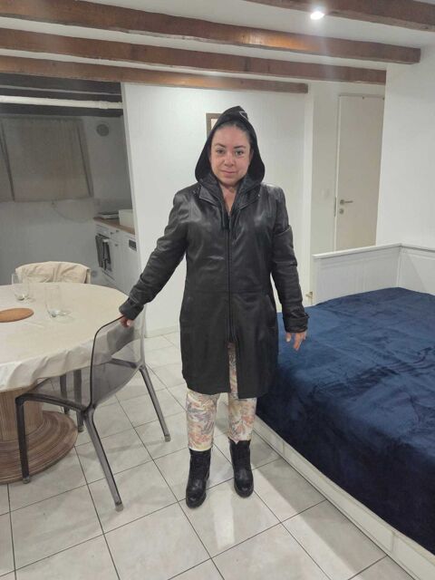 veste en cuir italien 3/4 taille 42/44 60 Nice (06)