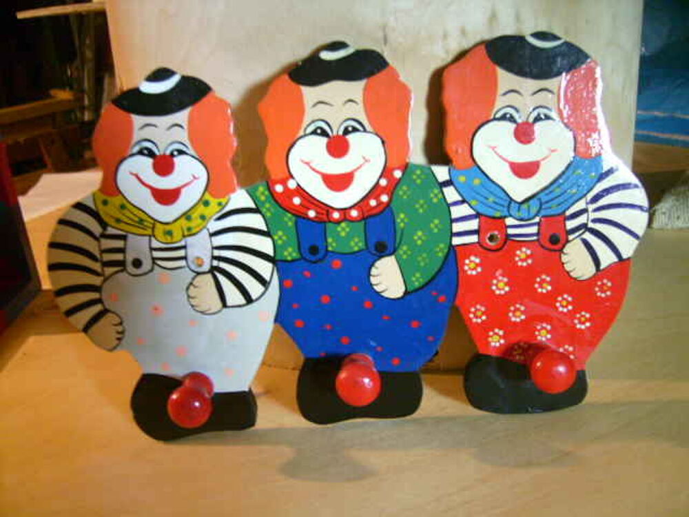 Porte-manteaux d&eacute;cor clowns pour enfants Décoration