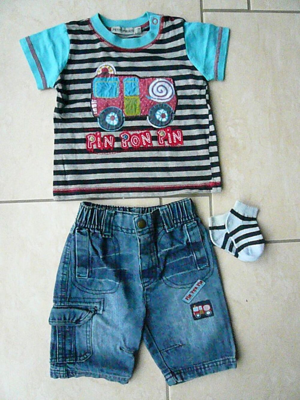 Ensemble 3 pi&egrave;ces 12 mois (n&deg;5) Pu�riculture