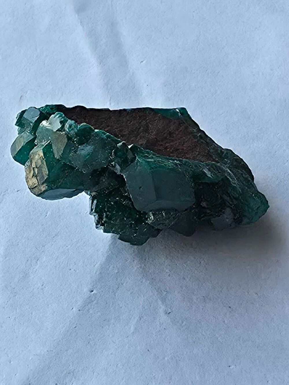 Dioptase brute du Katanga RDC-Collection 13g 