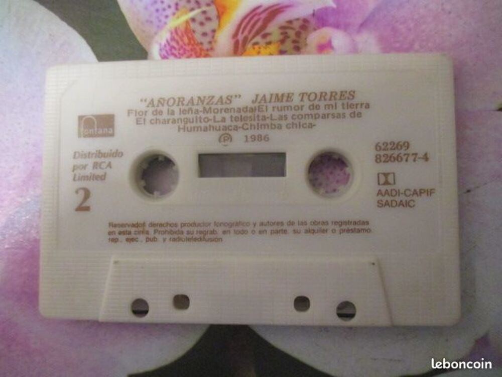Cassette audio Jaime Torres CD et vinyles