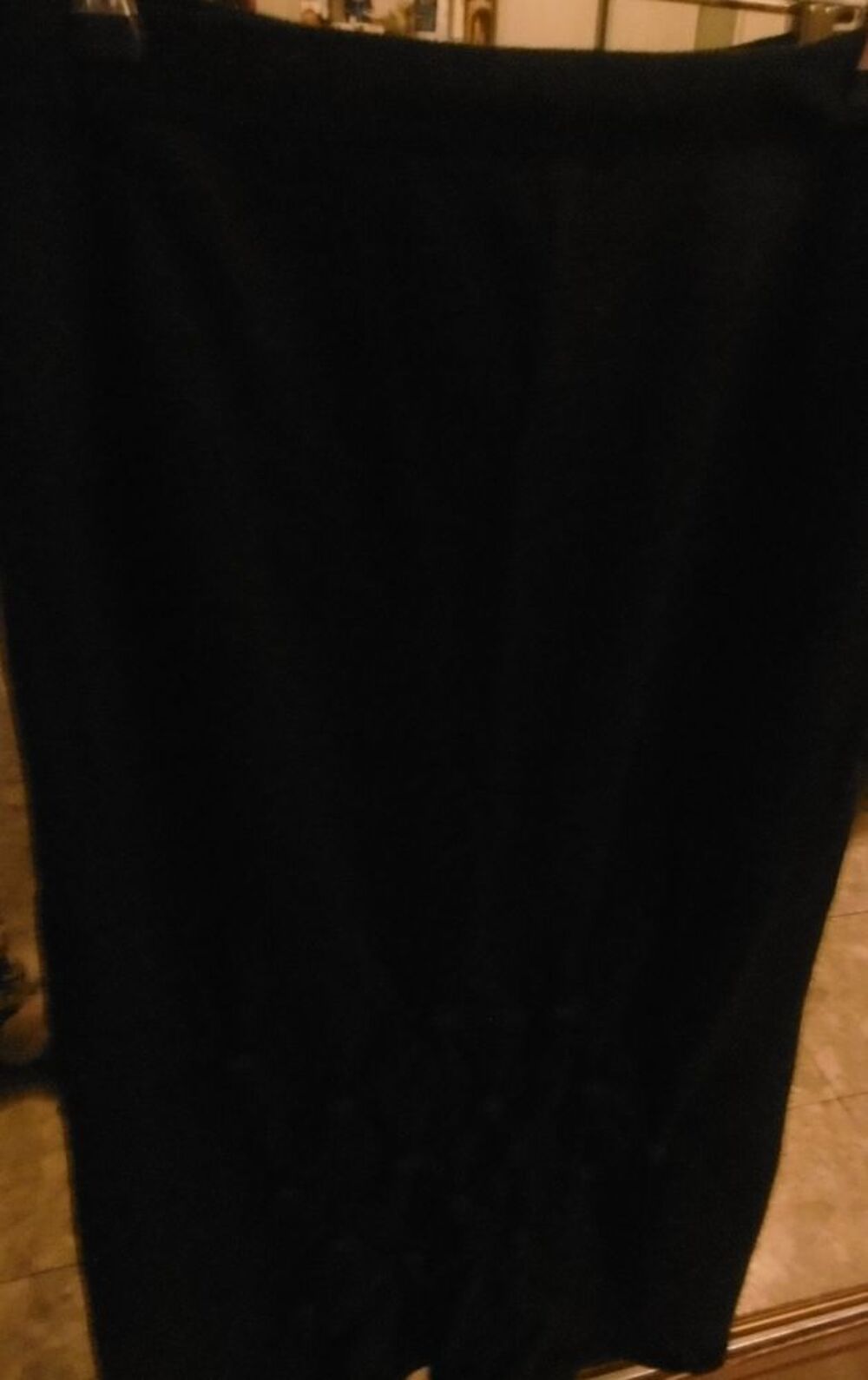 Jupe noire en laine Vêtements