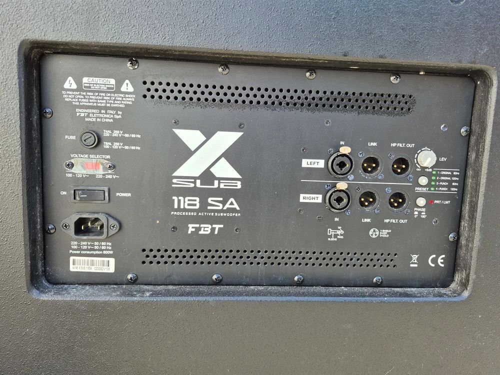 Caisson de basse X-Sub 118SA achet&eacute; en 2025 Super occasion Audio et hifi
