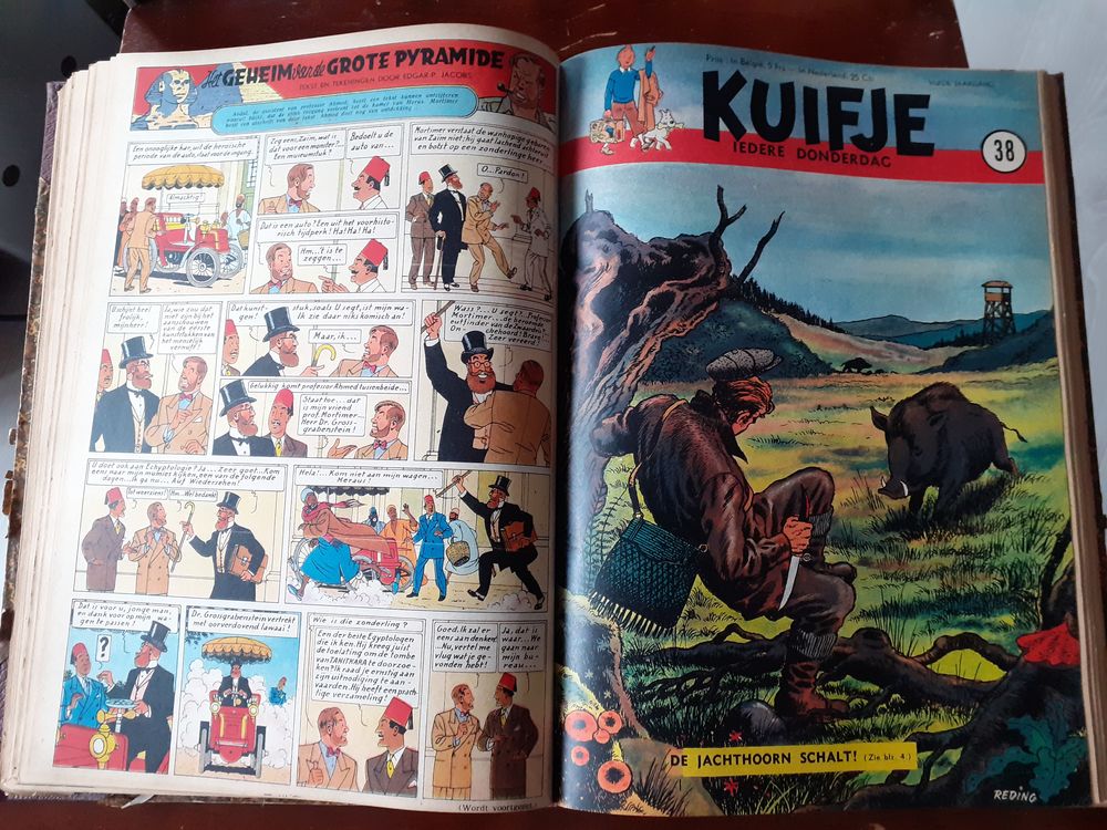 RELIURE JOURNAL DE TINTIN 1950 - TOME II Livres et BD