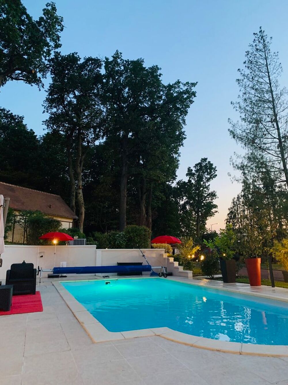 Bache a bulle pour la piscine Jardin