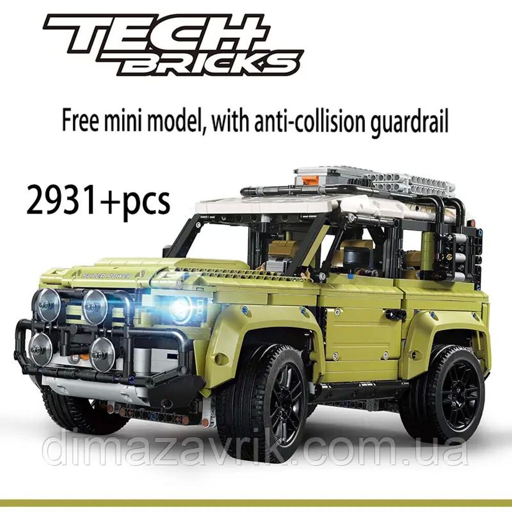  Tech Bricks Land Rover Defender 3389 Jeux / jouets