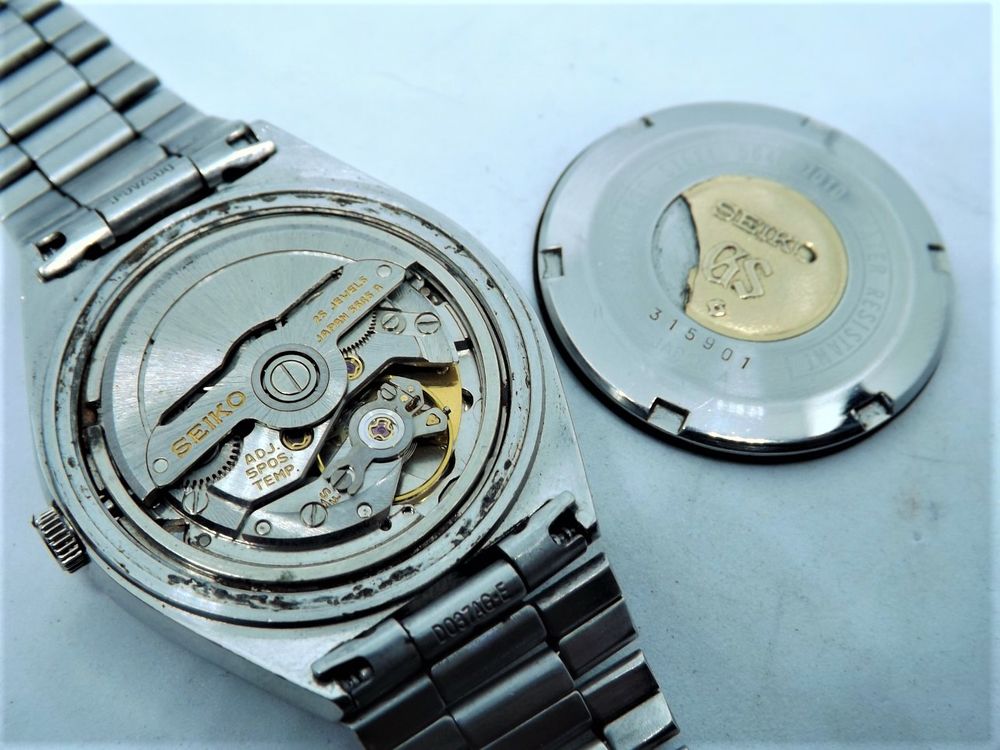 Rare montre Grand Seiko GS Hi-Beat 5646-7010 1973 inox Bijoux et montres