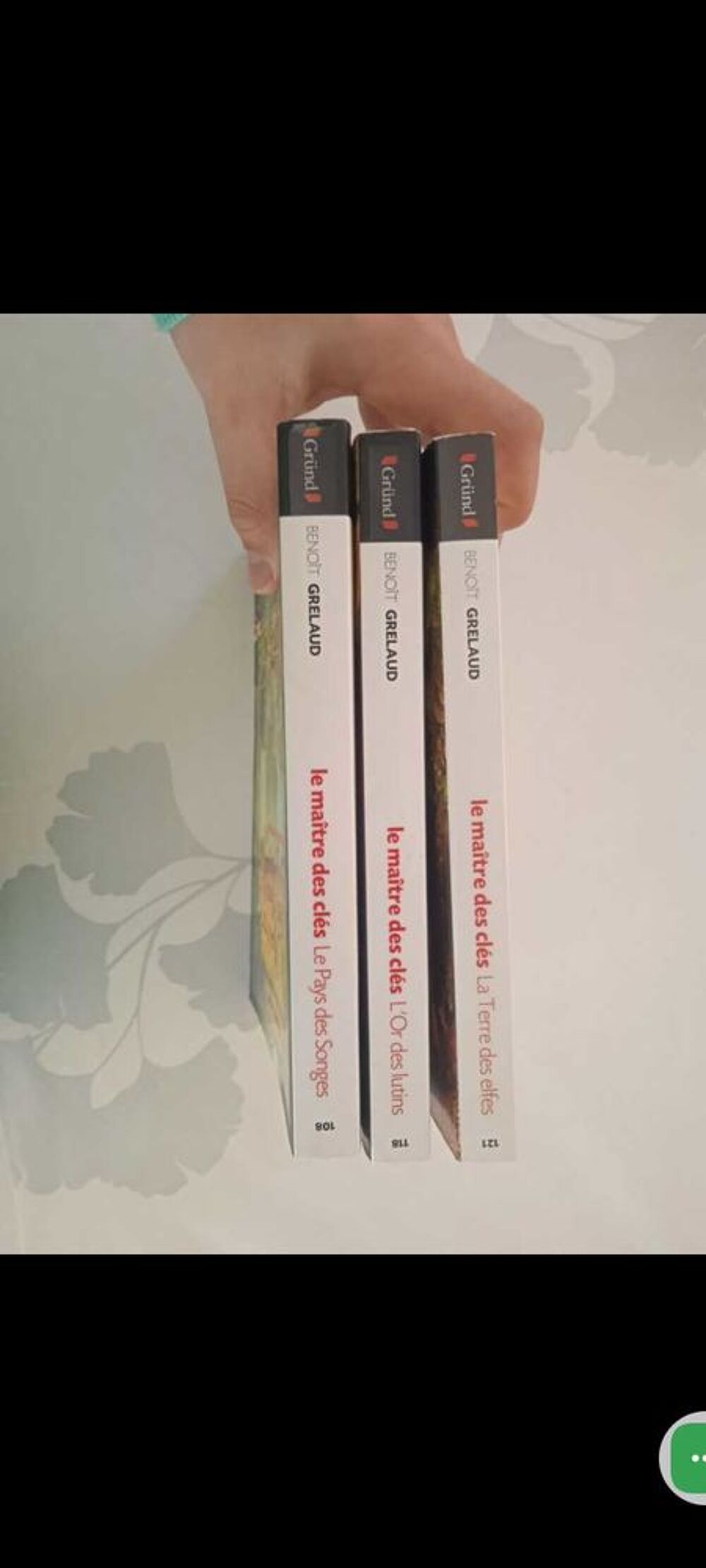 Lot de trois livres : le ma&icirc;tre des cl&eacute;s Livres et BD