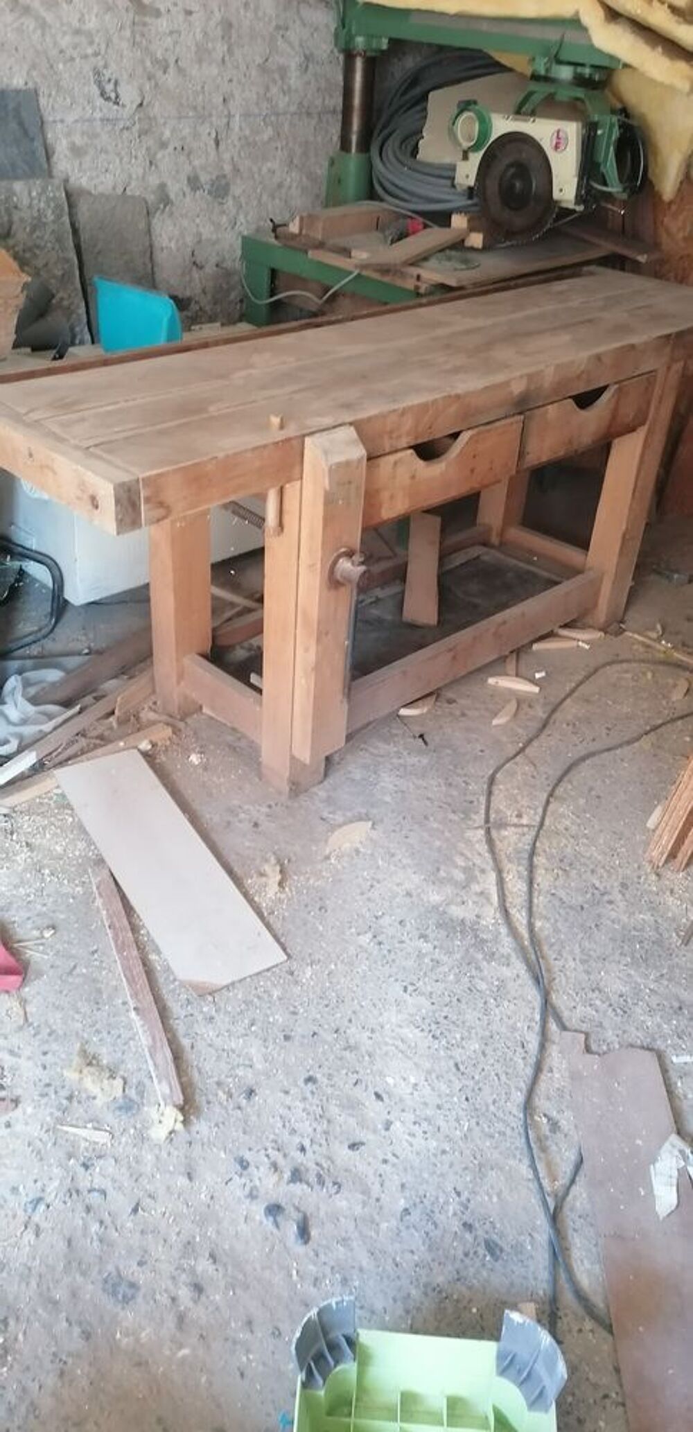 etablis bois avec 2 presses Bricolage