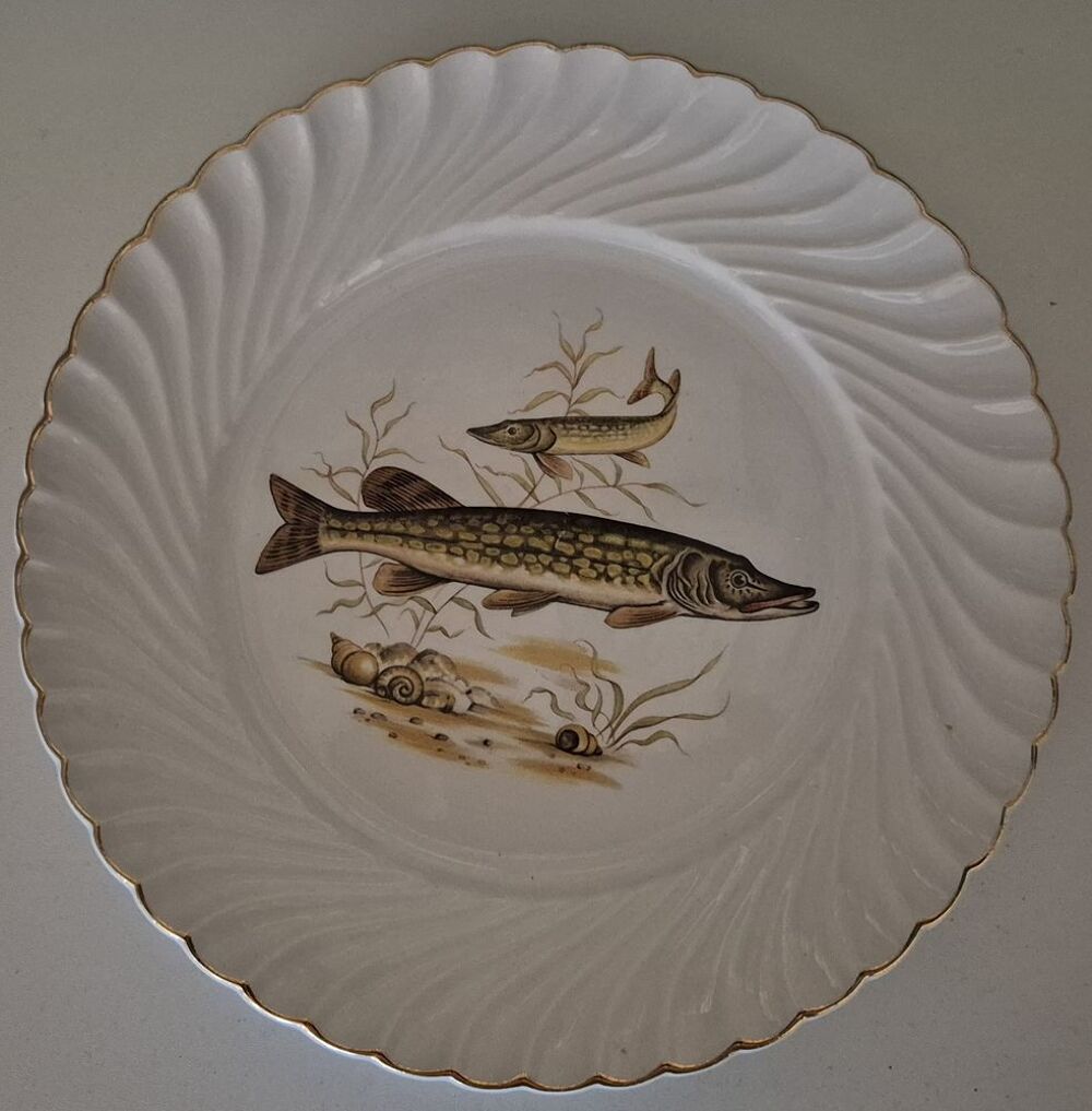 Service &agrave; poissons Décoration
