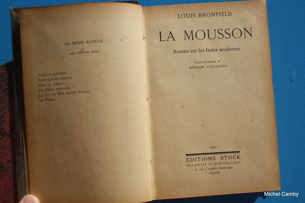 la mousson Livres et BD