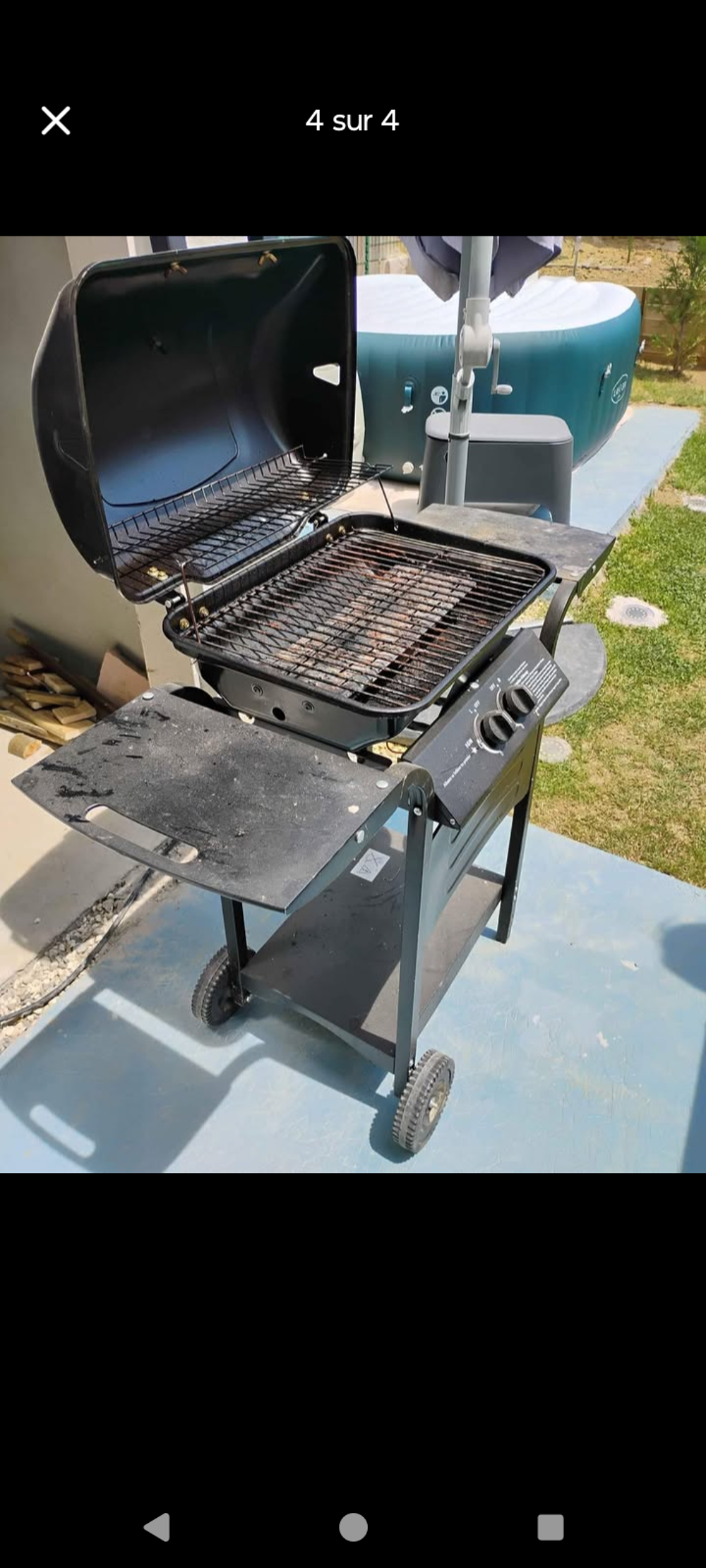 Barbecue &agrave; gaz Jardin