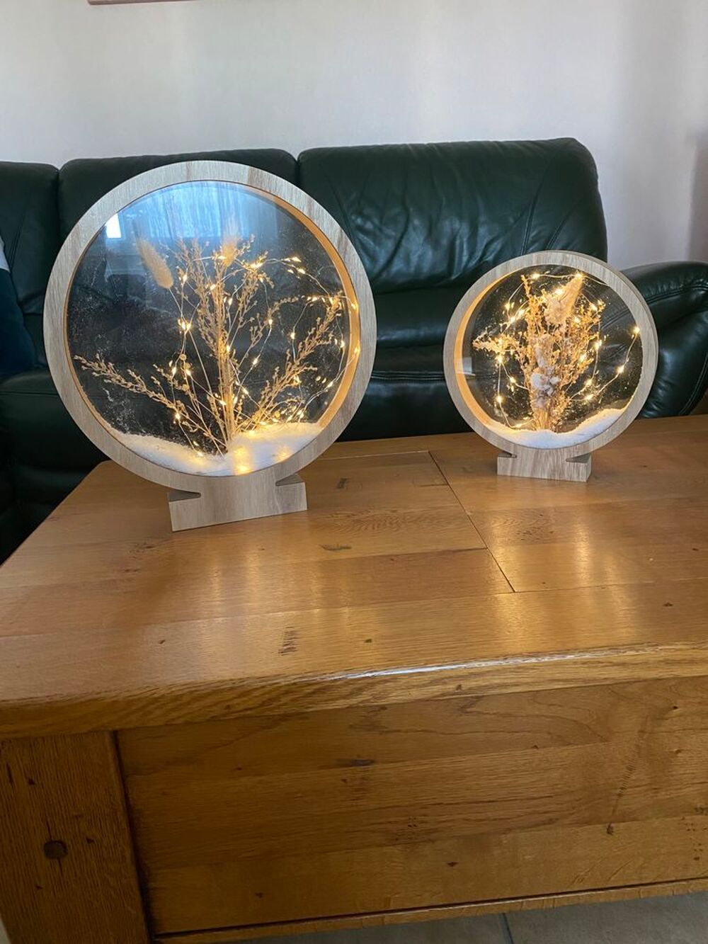 2 LUMINAIRES DE DECORATION AVEC PILES Décoration