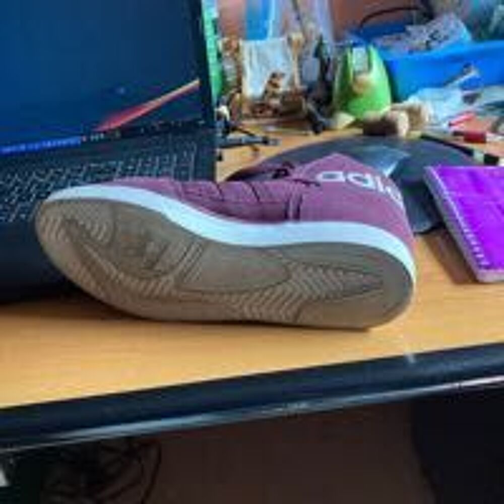 basket fille adidas 38 bordeaux hautes Chaussures