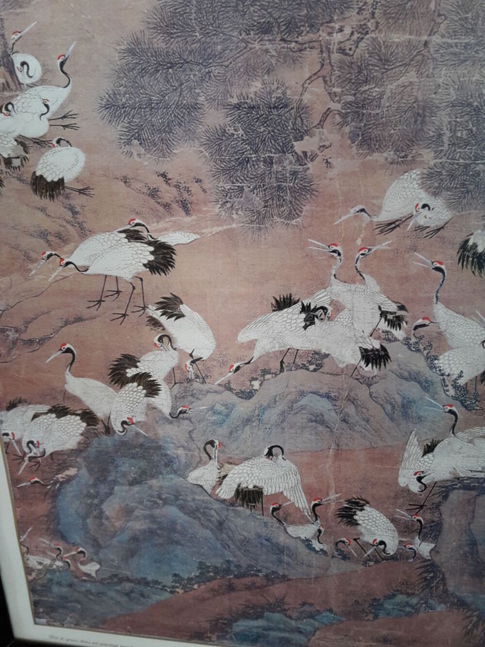 Repros. Peintures Chinoises sur Soie Epoque kang-hsi 17&egrave;me Dcoration