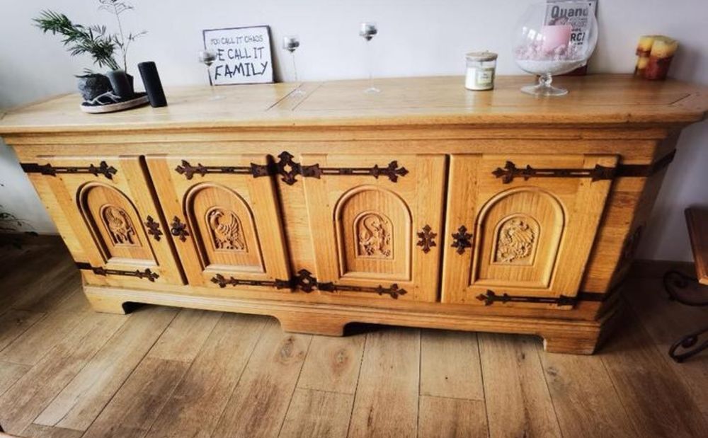 Magnifique salle &agrave; manger en ch&ecirc;ne massif haut de gamme Meubles