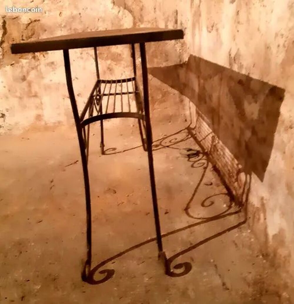 Console en fer forg&eacute; - Vintage Jardin