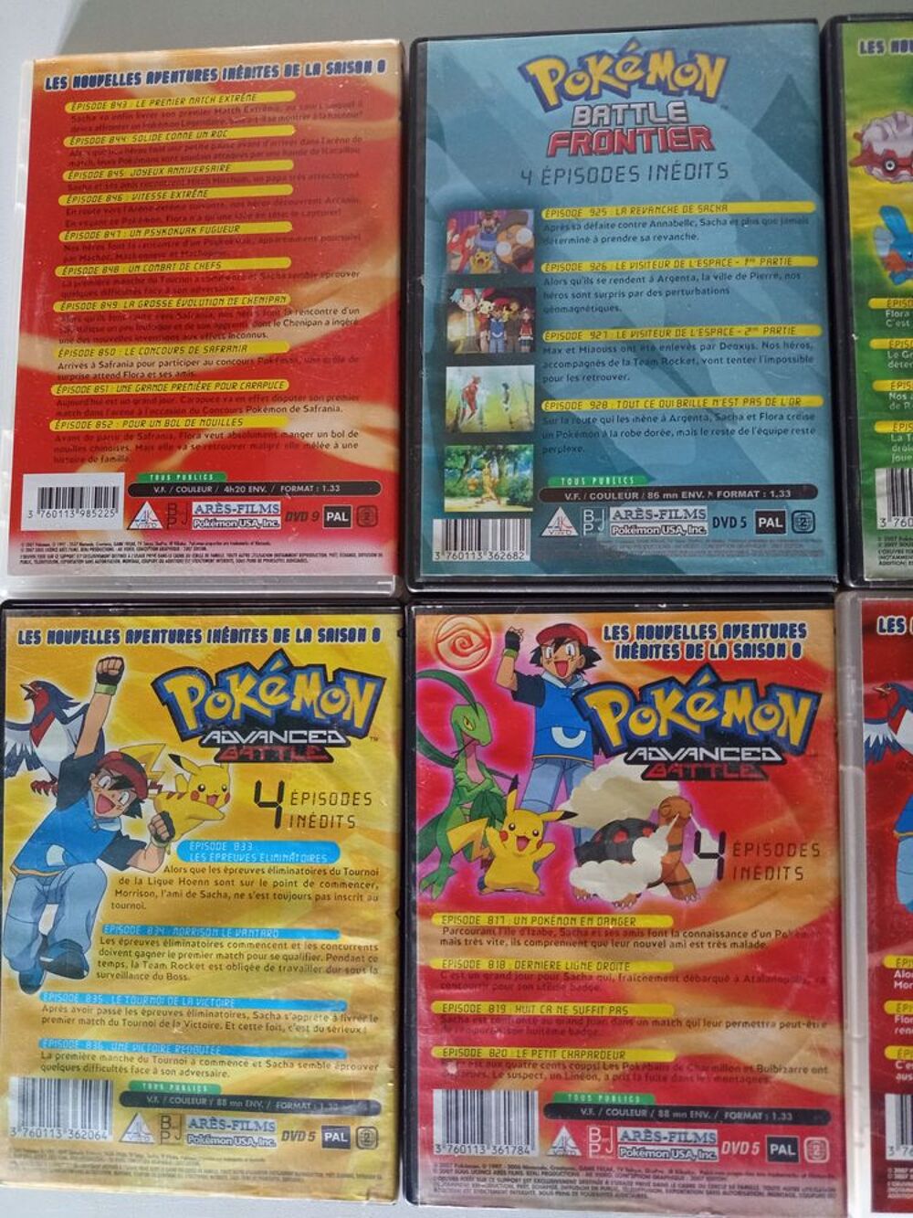 dvd Pok&eacute;mon Jeux / jouets