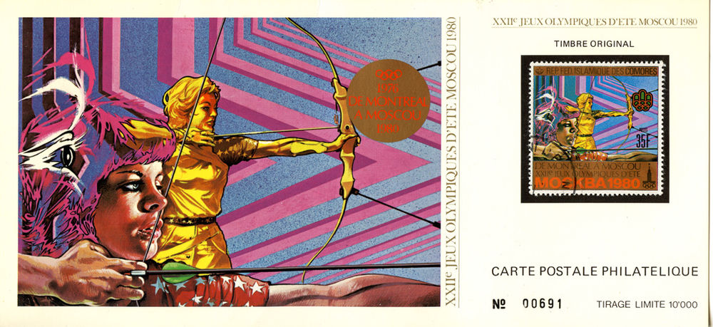 22 Jeux Olympiques d'Et&eacute; - Moscou 1980 