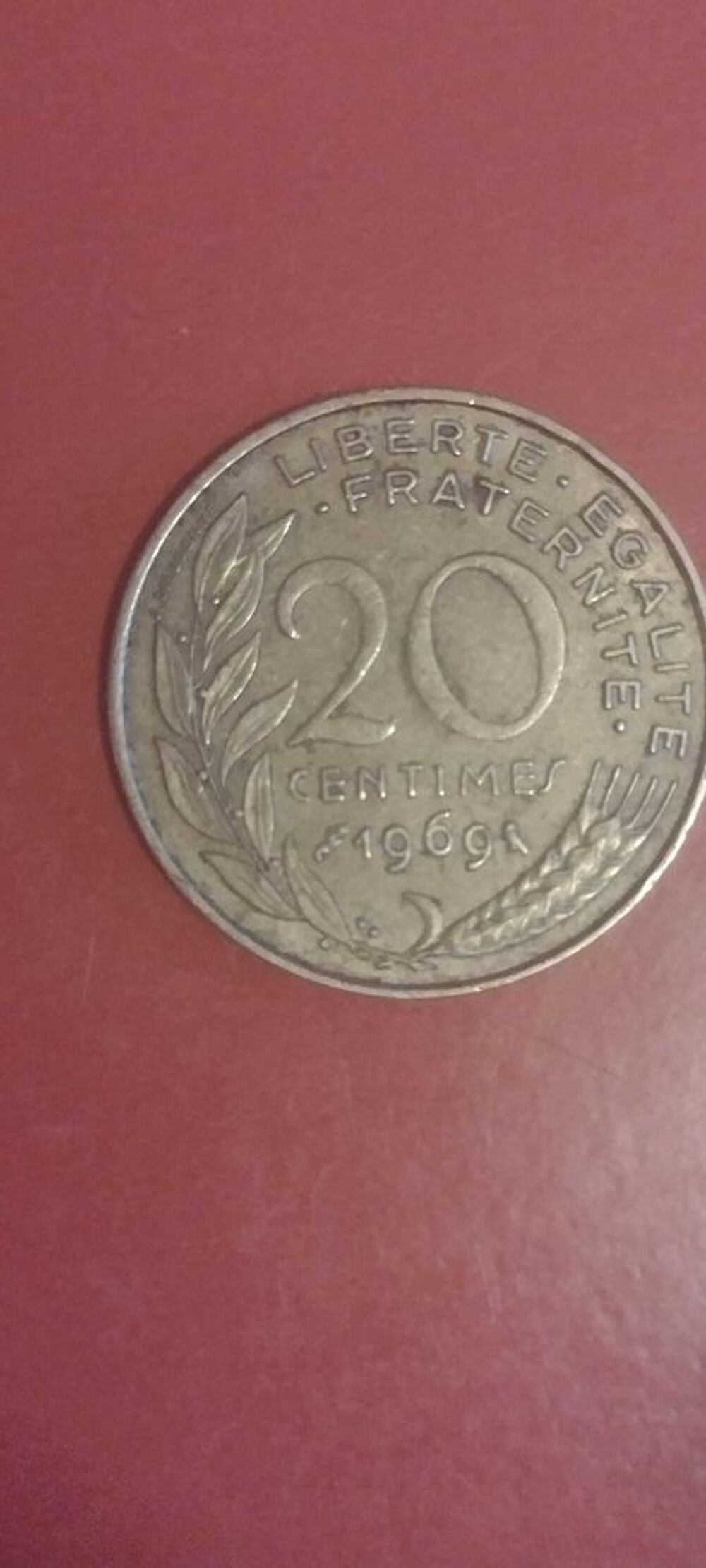 pi&egrave;ces de collection France 20 CT 1969 