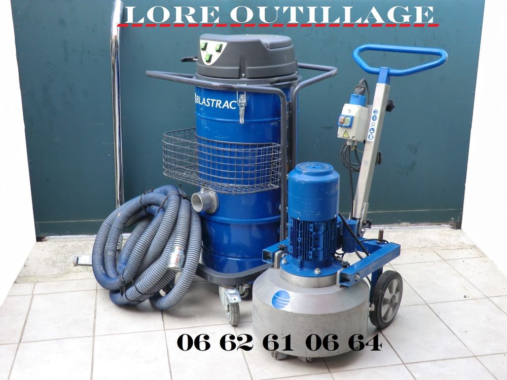 BLASTRAC - Ponceuse b&eacute;ton + Aspirateur Bricolage