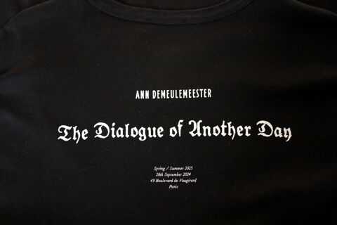 ANN DEMEULEMEESTER Black Dieter The Dialogue of Another Day 120 Issy-les-Moulineaux (92)