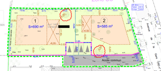  Terrain � vendre 585 m� Caux