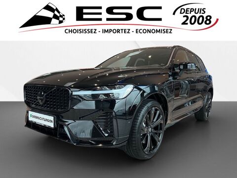 Volvo XC60 T6 AWD Hybride rechargeable 253 ch+145 ch Geartronic 8 Black Edition 2024 occasion Lille 59000