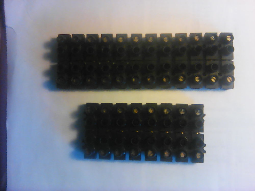 Barrettes &agrave; broches 10 mm2 de chez Legrand . Bricolage