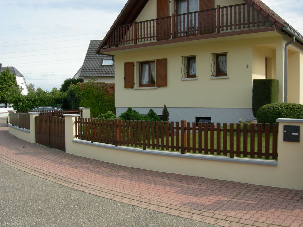 Cl&ocirc;ture en bois Jardin