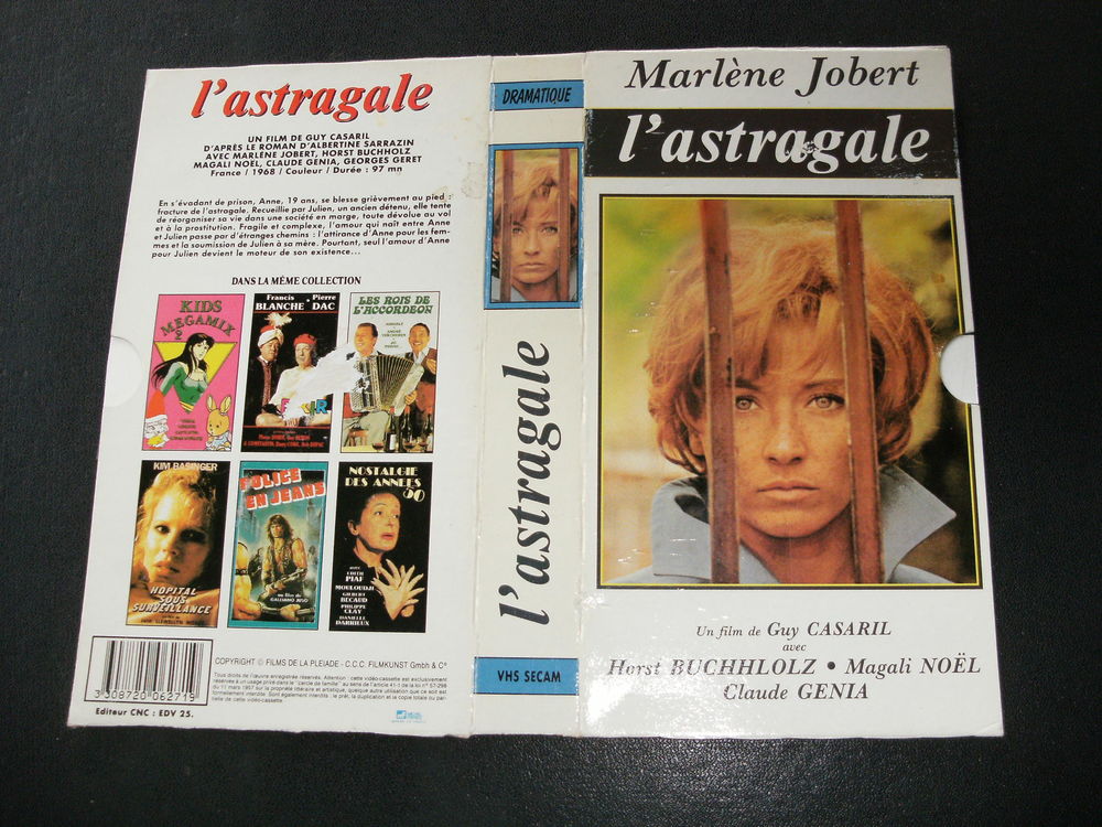 Film : " L 'astragale " DVD et blu-ray