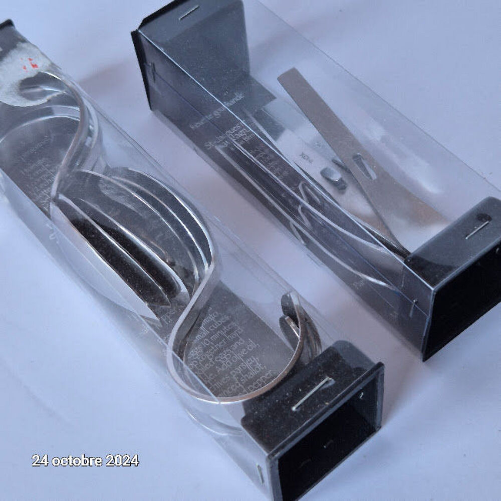 Lot de 6 Cuill&egrave;res roul&eacute;es &agrave; d&eacute;gustation et 6 Cuill&egrave;res &agrave; cr Cuisine