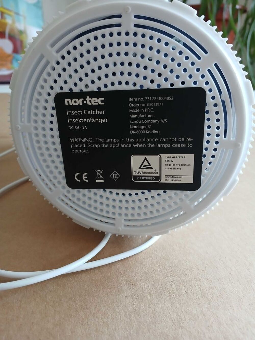 lampe anti-insectes Décoration